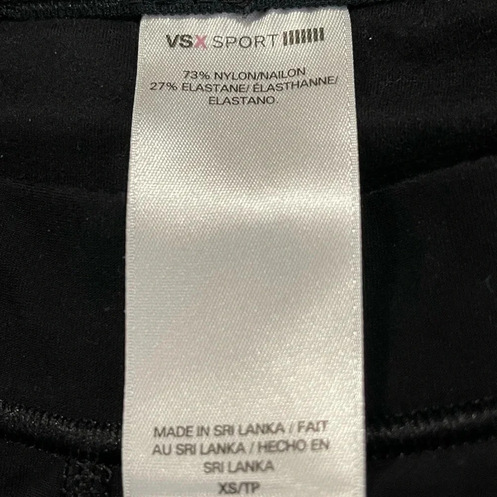 VSX Sport Black Running Tights Leggings Size XS - Picture 5 of 9